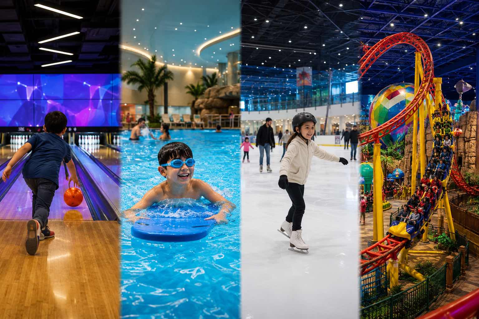 Best Indoor Entertainment in the UAE This Summer: Bowling, Swimming, Ice Skating and Theme Parks