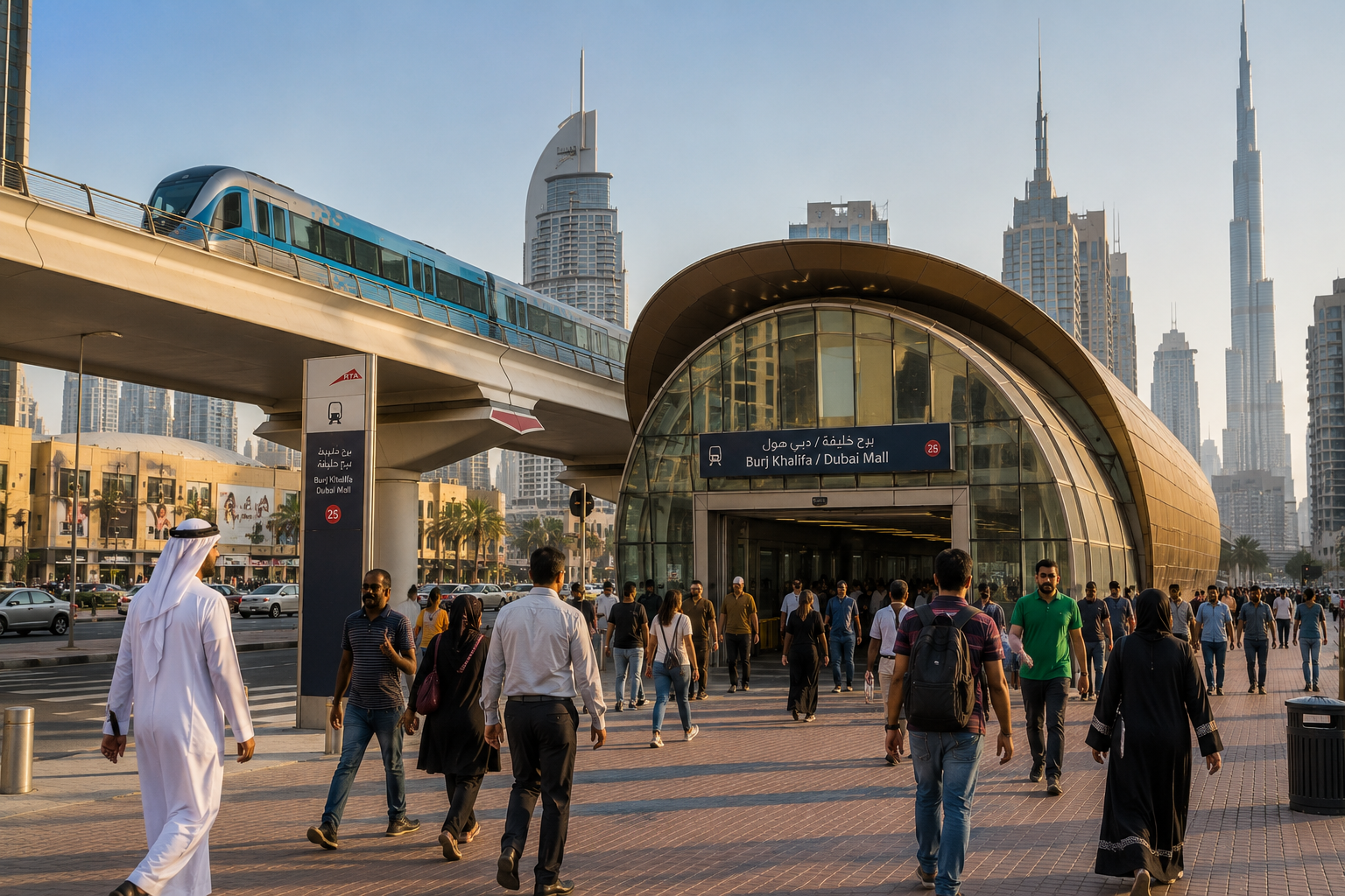 Busy Road Near Dubai Mall and Burj Khalifa Will Stay Closed Until 2027 Busy Road Near Dubai Mall and Burj Khalifa Will Stay Closed Until 2027