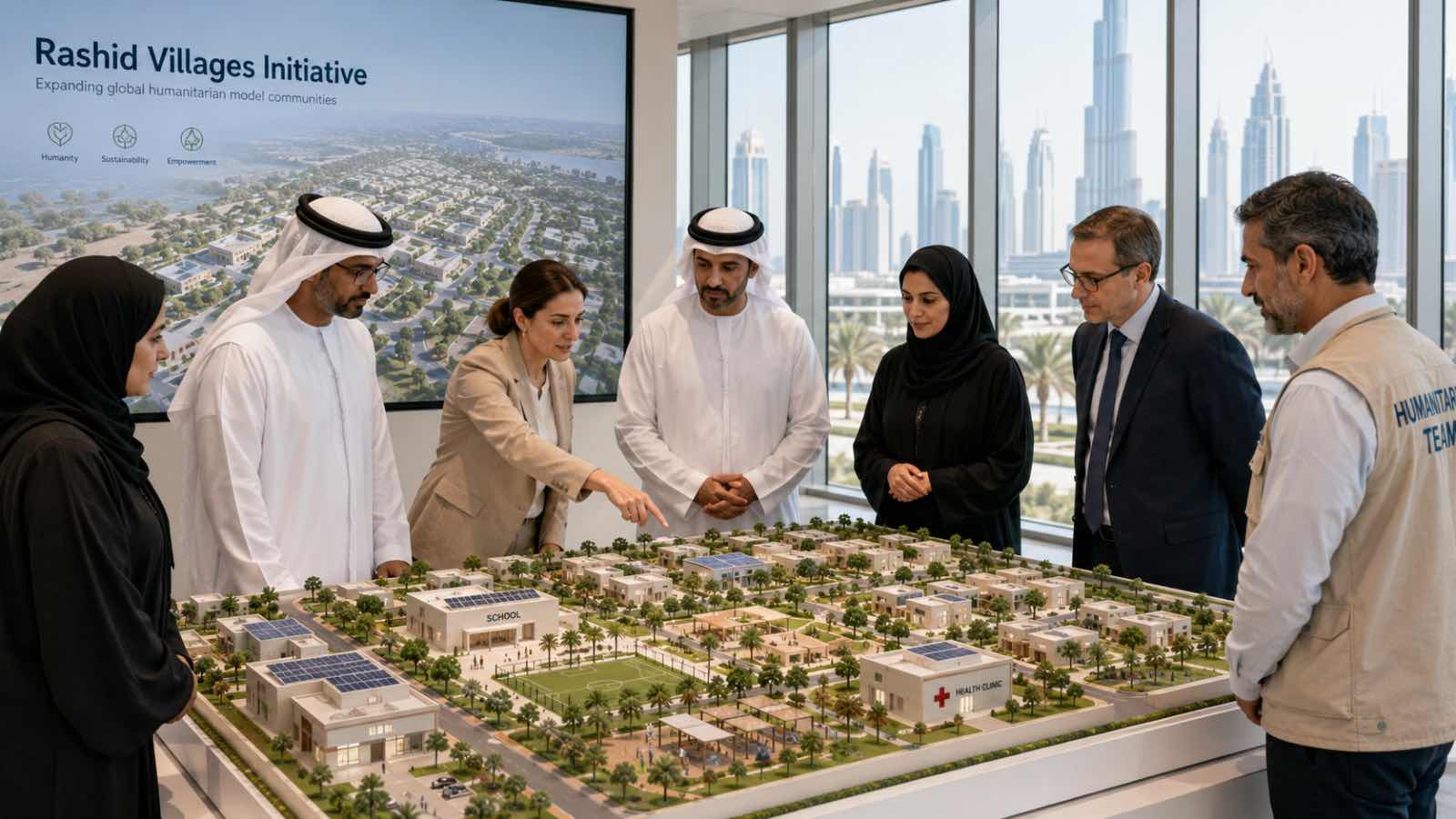Dubai Advances Rashid Villages Initiative to Build Sustainable Humanitarian Communities Dubai Advances Rashid Villages Initiative to Build Sustainable Humanitarian Communities