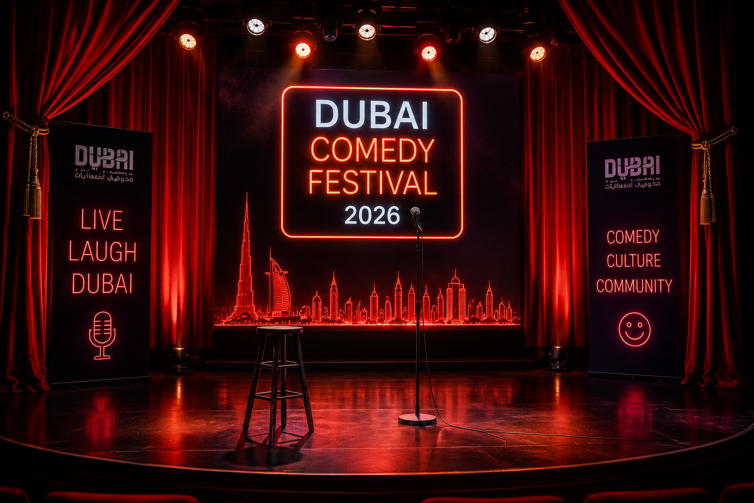 Dubai Comedy Festival Announces First Headliners for 2026 Edition Dubai Comedy Festival Announces First Headliners for 2026 Edition