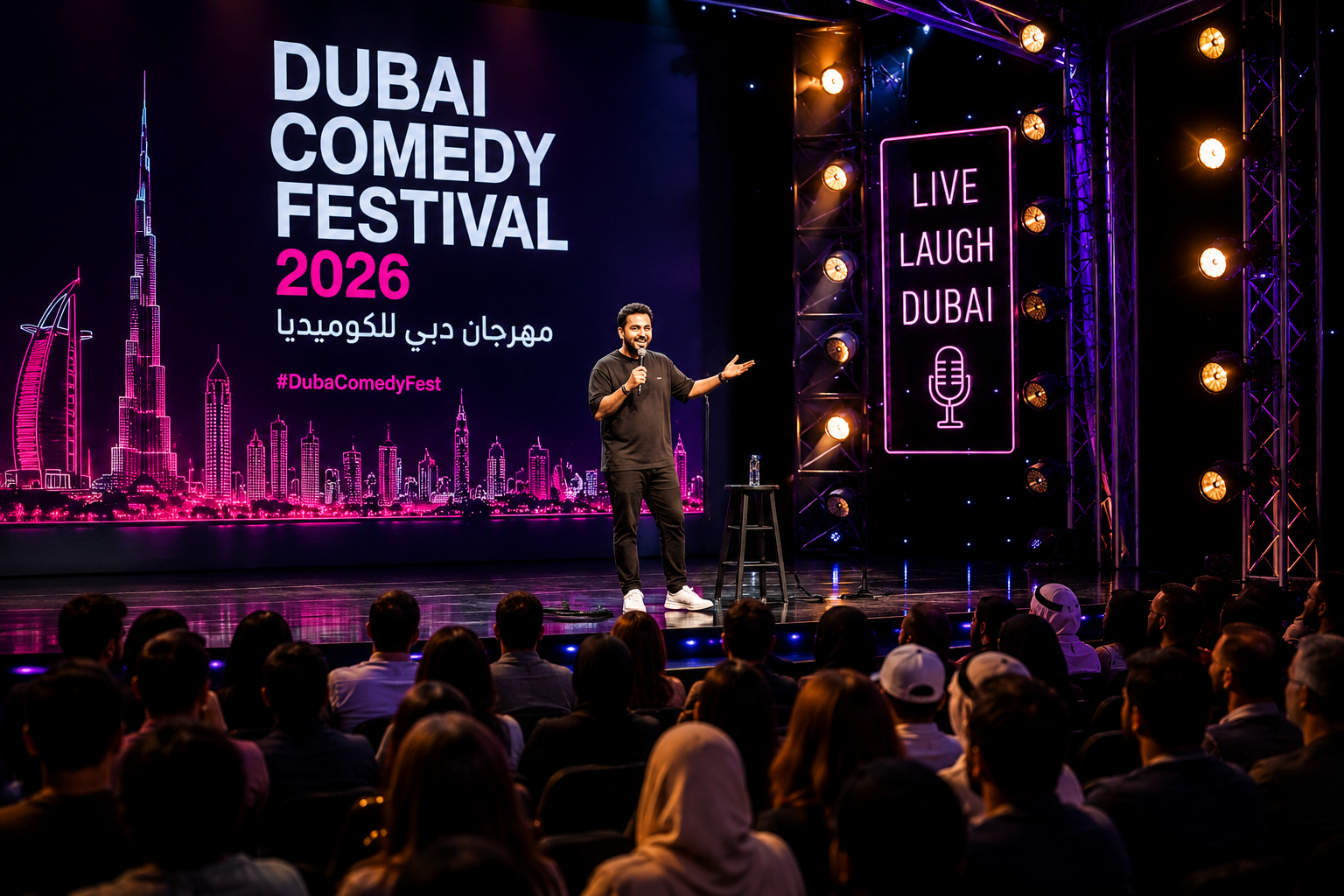 Dubai Comedy Festival Announces First Headliners for 2026 Edition Dubai Comedy Festival Announces First Headliners for 2026 Edition