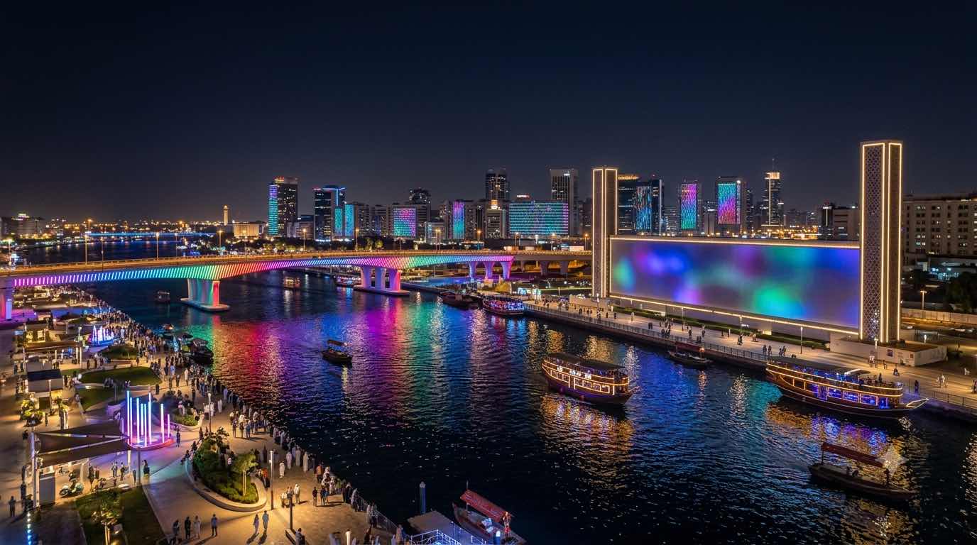 Dubai Creek Is Getting an AED80 Million Nighttime Transformation Dubai Creek Is Getting an AED80 Million Nighttime Transformation