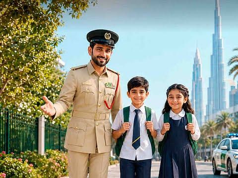 Dubai Police Trains 140+ School Security Guards to Improve Traffic Safety