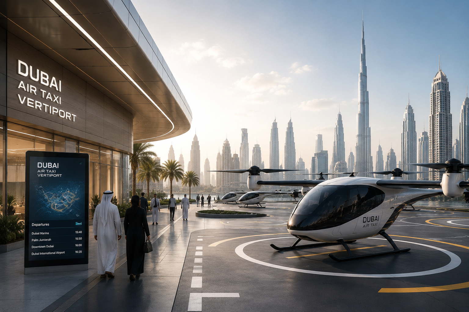 Dubai’s First Air Taxi Vertiport Gets Green Light Ahead of Launch Dubai’s First Air Taxi Vertiport Gets Green Light Ahead of Launch