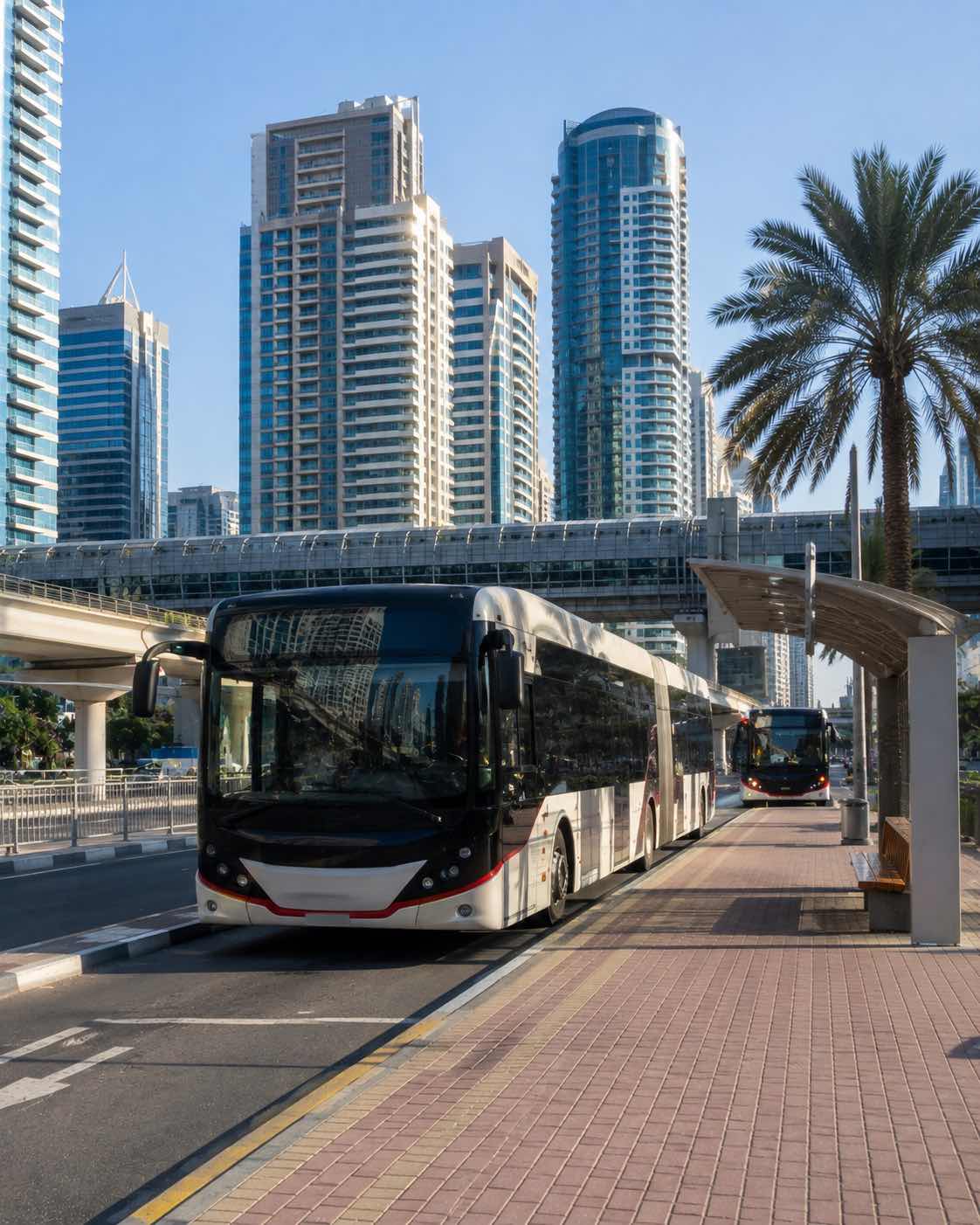 Dubai’s New JLT Link Bus Launches With Free Rides and Easier Metro Connections