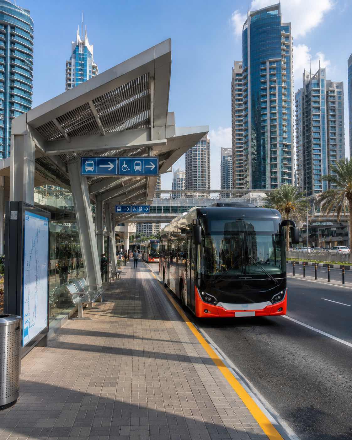 Dubai’s New JLT Link Bus Launches With Free Rides and Easier Metro Connections
