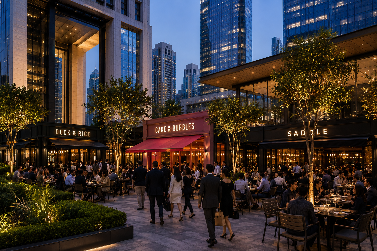 Duck & Rice, Cake & Bubbles and Saddle Are Coming to New DIFC Square Duck & Rice, Cake & Bubbles and Saddle Are Coming to New DIFC Square
