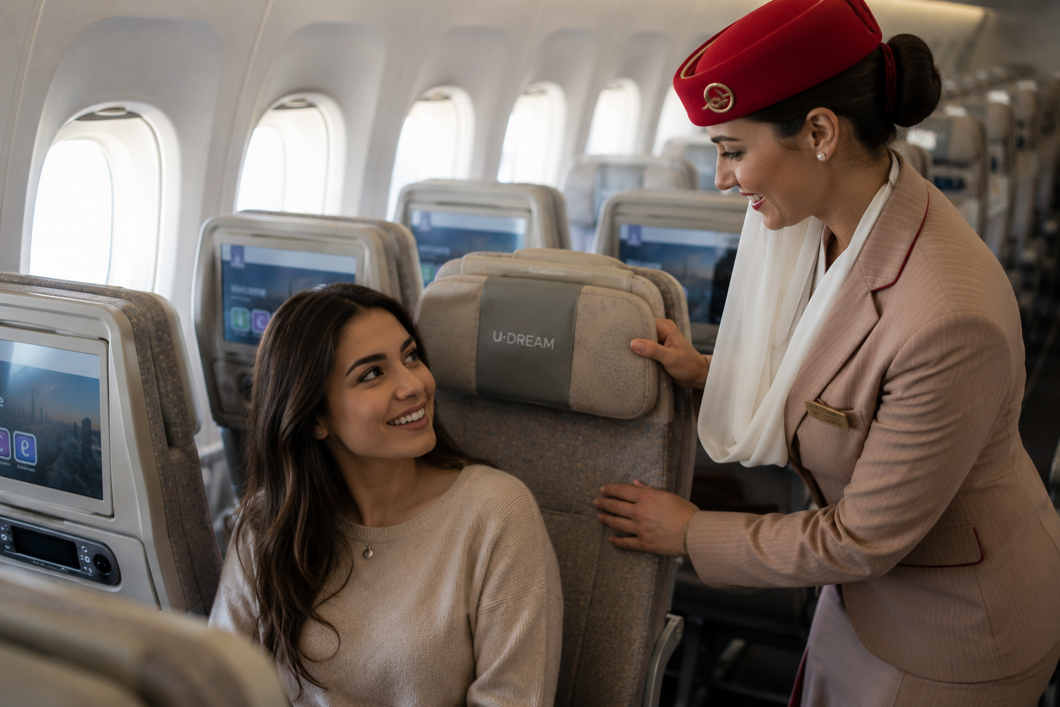 Emirates Introduces U-Dream Headrest to Improve Economy Class Comfort Emirates Introduces U-Dream Headrest to Improve Economy Class Comfort