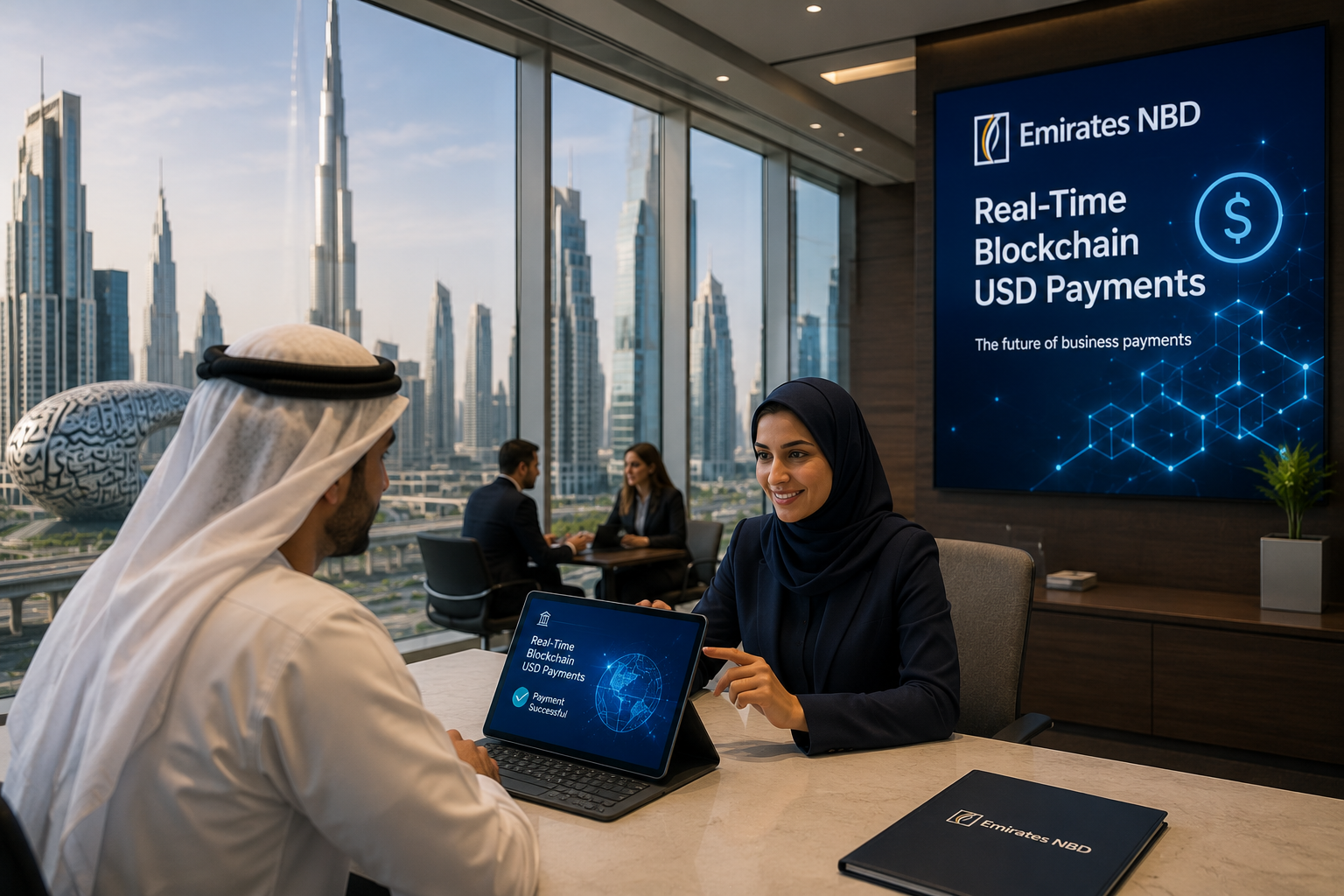Emirates NBD Launches Region’s First Real-Time Blockchain USD Payments for Businesses Emirates NBD Launches Region’s First Real-Time Blockchain USD Payments for Businesses
