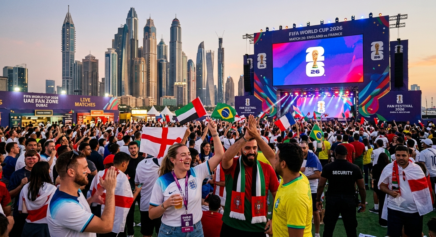 FIFA World Cup 2026 UAE Fan Zones: Where to Watch Every Match in Dubai & Abu Dhabi FIFA World Cup 2026 UAE Fan Zones: Where to Watch Every Match in Dubai & Abu Dhabi