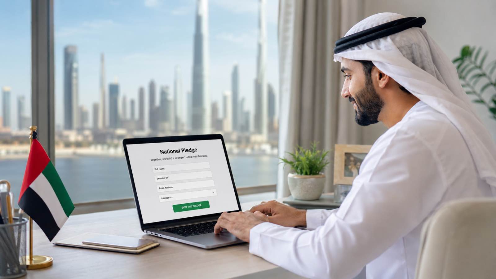 How UAE Citizens and Residents Can Sign the National Pledge Online for Free How UAE Citizens and Residents Can Sign the National Pledge Online for Free
