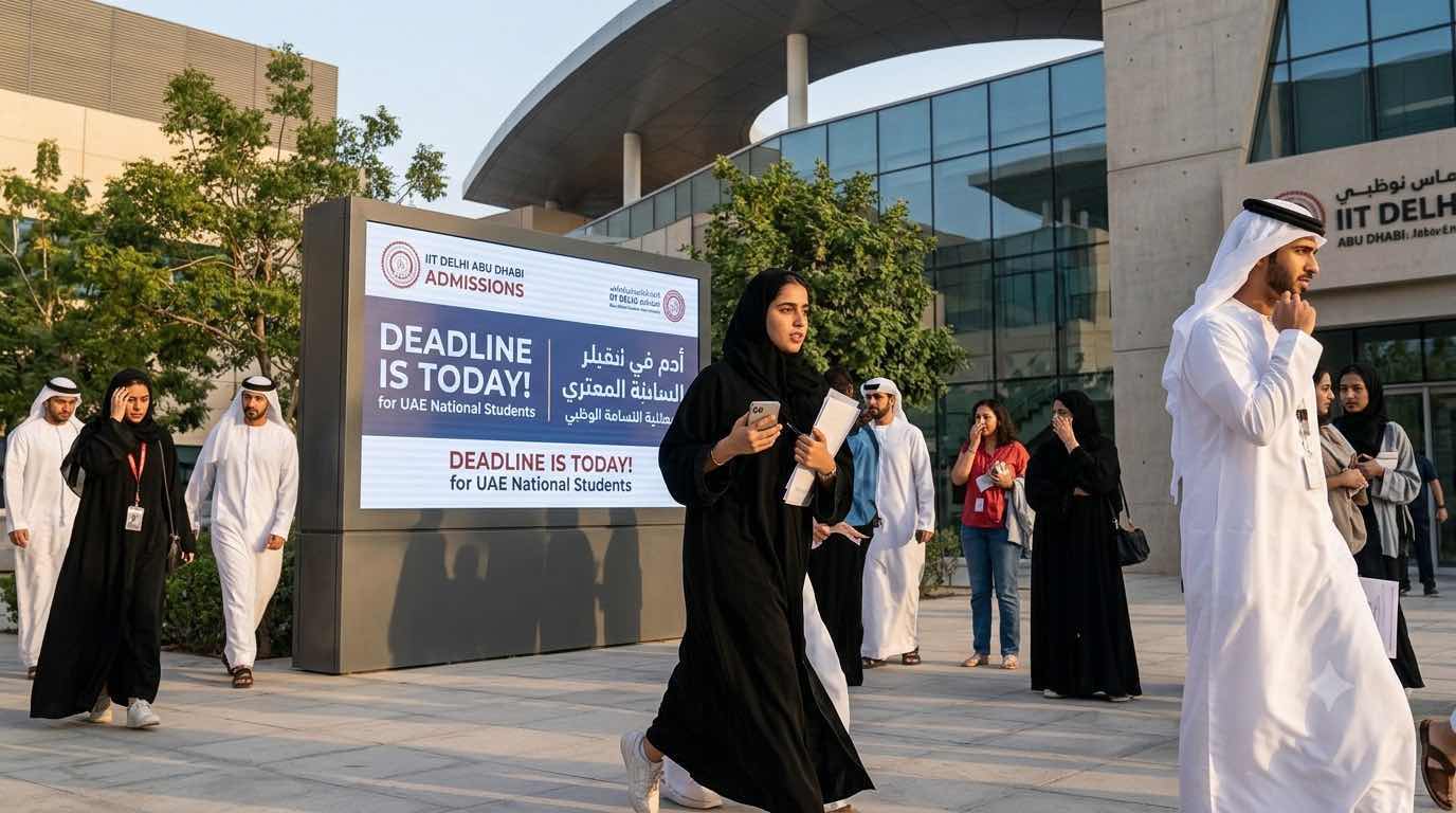 IIT Delhi Abu Dhabi Admissions Deadline Is Today for UAE National Students IIT Delhi Abu Dhabi Admissions Deadline Is Today for UAE National Students