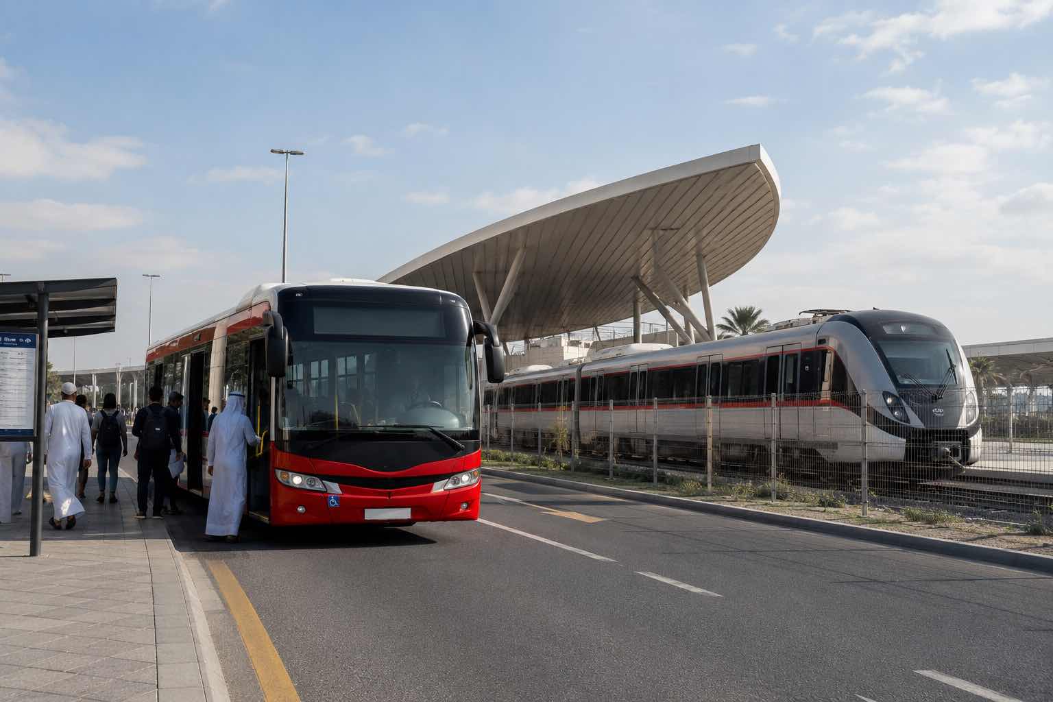 New Abu Dhabi Bus Routes Now Connect Directly to Etihad Rail’s MBZ City Station New Abu Dhabi Bus Routes Now Connect Directly to Etihad Rail’s MBZ City Station