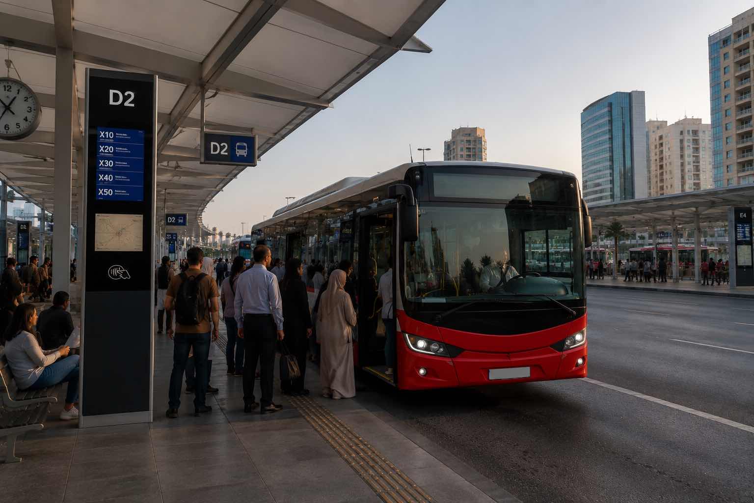 New Abu Dhabi Bus Routes Now Connect Directly to Etihad Rail’s MBZ City Station