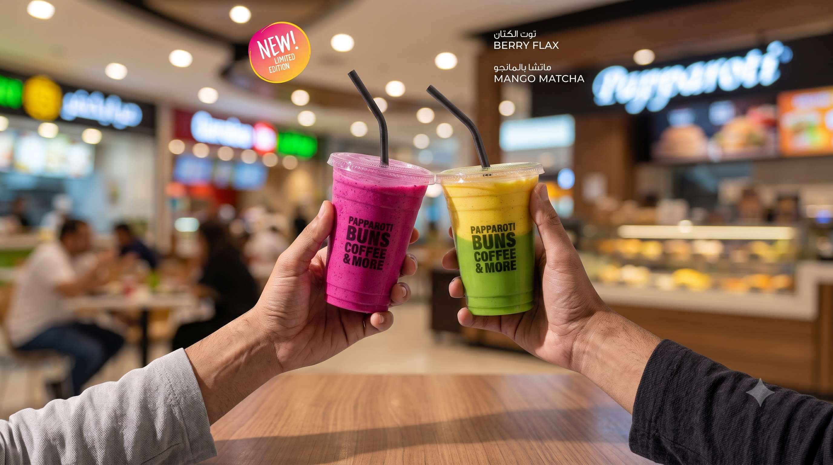 PappaRoti UAE Just Dropped Two Summer Drinks You Need to Try: Mango Matcha & Berry Flax PappaRoti UAE Just Dropped Two Summer Drinks You Need to Try: Mango Matcha & Berry Flax