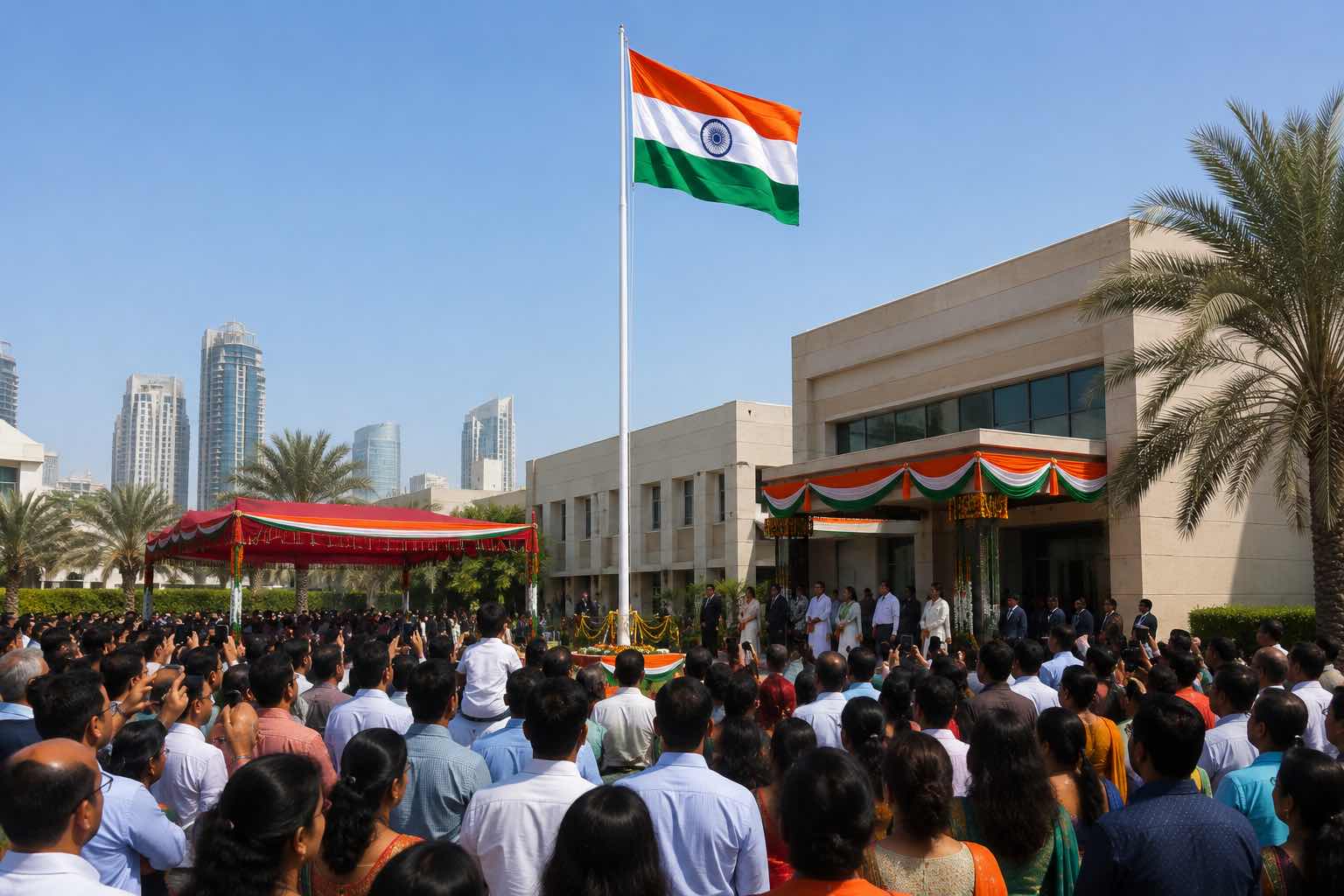 Record Crowds at Indian Missions in UAE Mark India’s 80th Independence Day Record Crowds at Indian Missions in UAE Mark India’s 80th Independence Day
