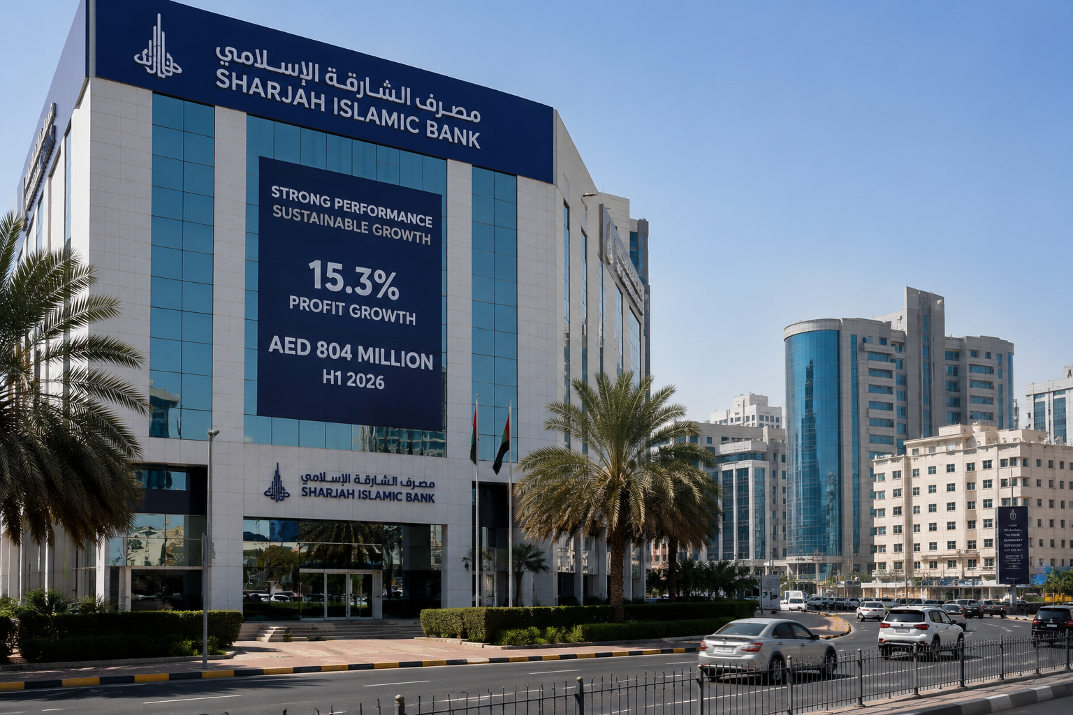 Sharjah Islamic Bank Reports 15.3% Profit Growth to AED 804 Million in H1 2026 Sharjah Islamic Bank Reports 15.3% Profit Growth to AED 804 Million in H1 2026
