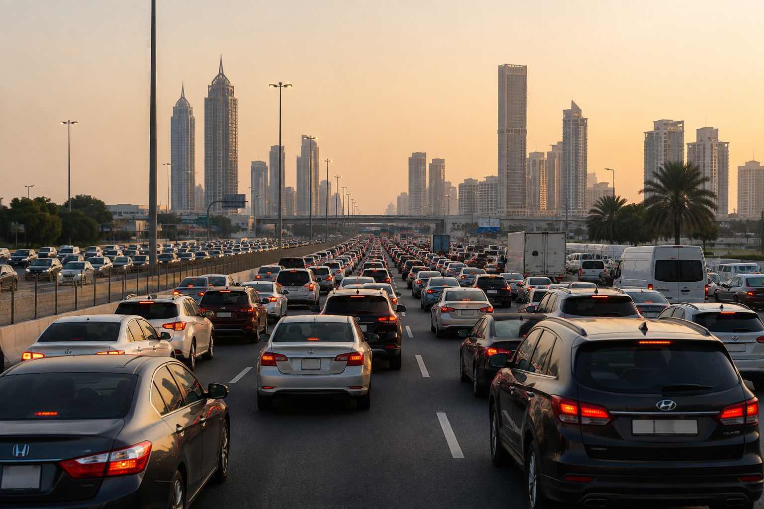 Sheikh Zayed Road Gets Extra Lane Near Umm Al Sheif to Ease Peak-Hour Traffic Sheikh Zayed Road Gets Extra Lane Near Umm Al Sheif to Ease Peak-Hour Traffic
