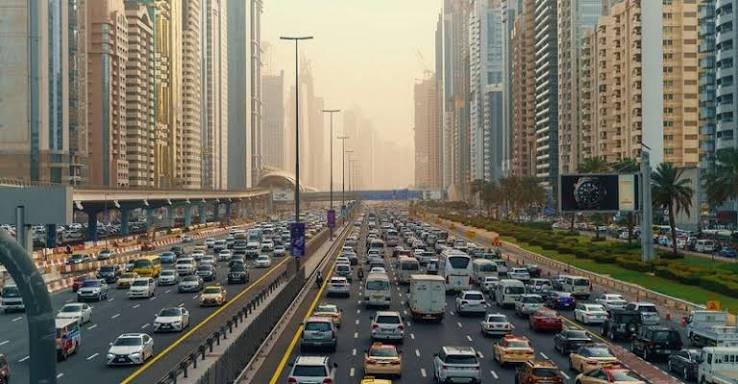 UAE Traffic Alert: Heavy Delays Hit Dubai–Sharjah Border Roads During Morning Rush UAE Traffic Alert: Heavy Delays Hit Dubai–Sharjah Border Roads During Morning Rush