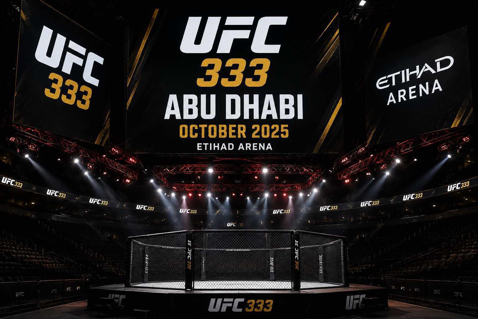 UFC 333 Confirmed for Abu Dhabi’s Etihad Arena This October