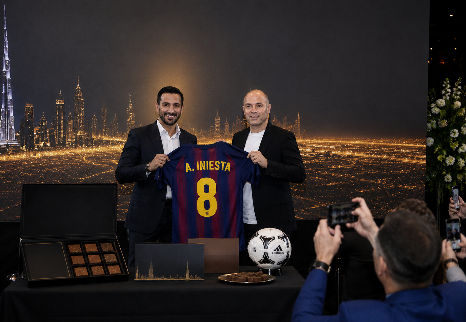 Viral Dubai Chocolate Brand Launches FIFA-Inspired Box With Signed Iniesta Jerseys Up for Grabs Viral Dubai Chocolate Brand Launches FIFA-Inspired Box With Signed Iniesta Jerseys Up for Grabs