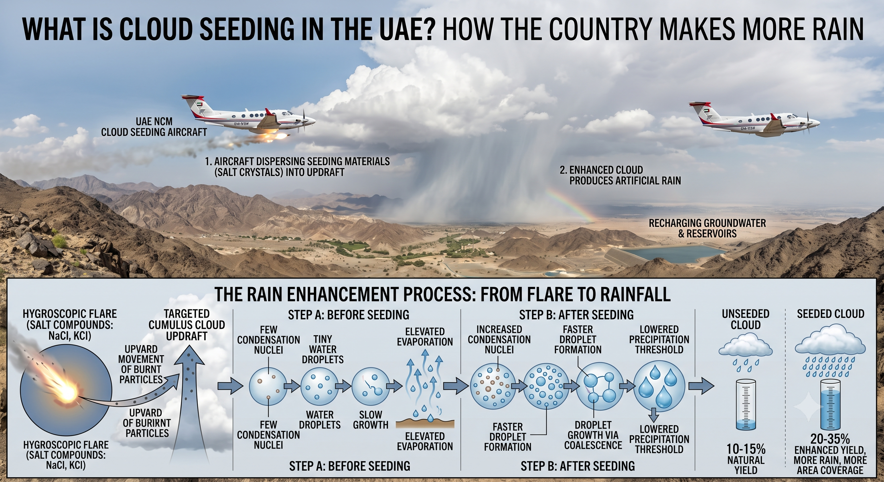What Is Cloud Seeding in the UAE? How the Country Makes More Rain