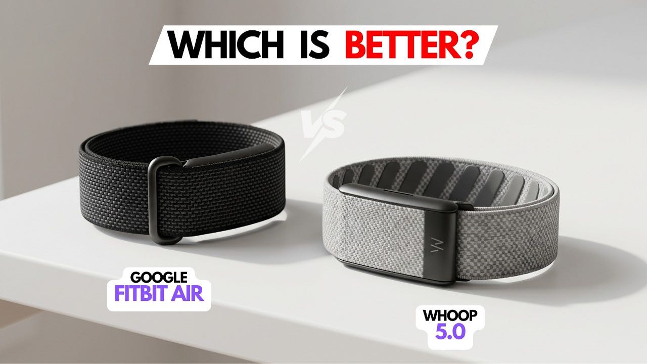 WHOOP vs Google Fitbit Air: Which Screenless Fitness Tracker Is Better for Health, Sleep and Recovery? WHOOP vs Google Fitbit Air: Which Screenless Fitness Tracker Is Better for Health, Sleep and Recovery?